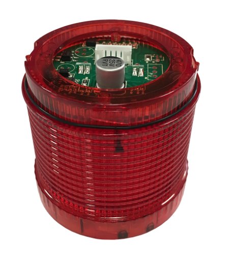 70mm Red light module, adjustable flashing/continuous, 12~24V, IP65 kopen