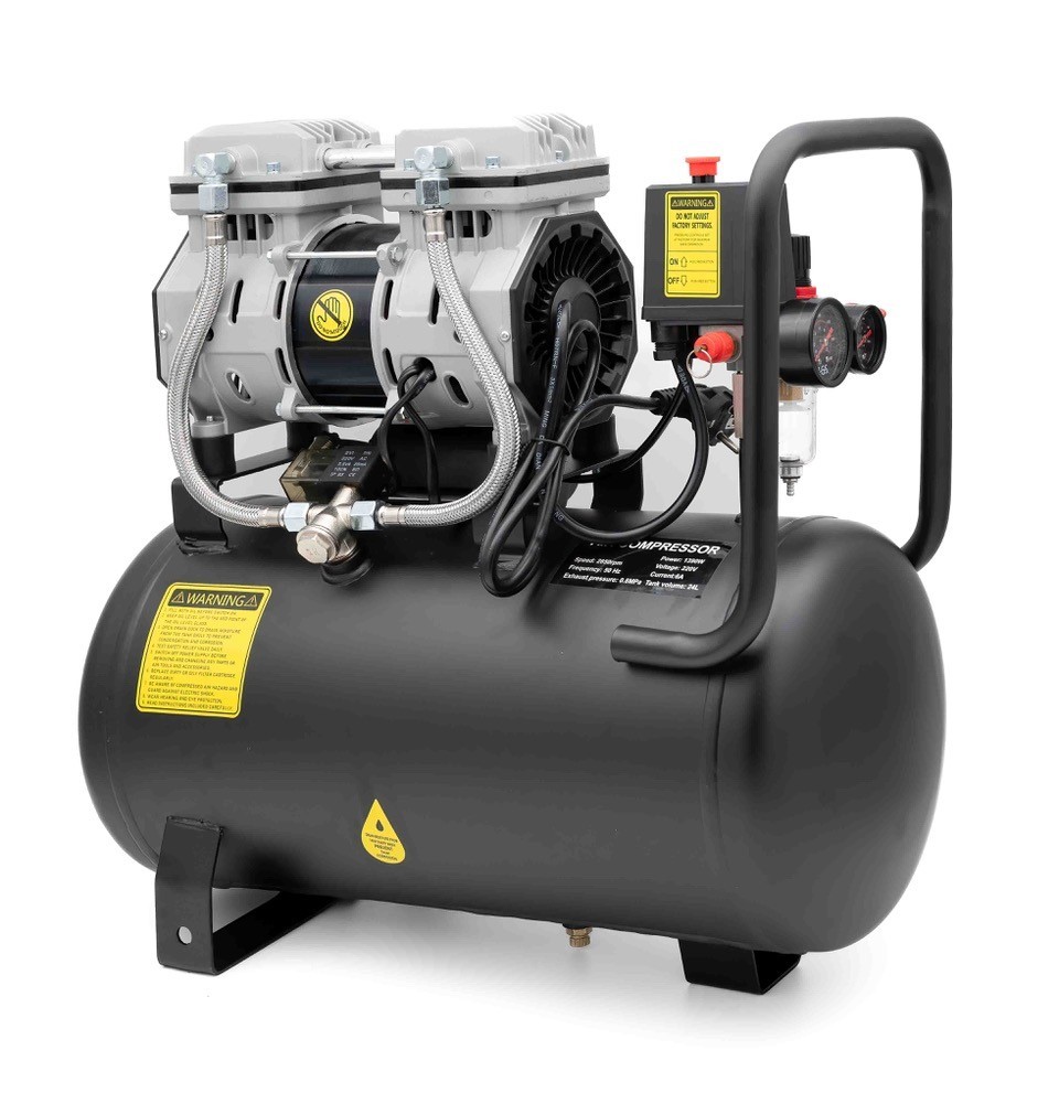 Compressor 24L, 750W, 150 L/min kopen