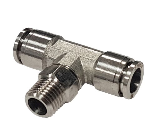 RVS316 T-coupling insert/screw in (TIKI) 10 x 1/4 kopen