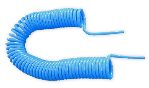Spiraalslang PU 8 x 5 mm blauw 3 m   kopen