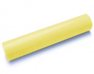 Yellow coated pipe, L = 4000mm, 1mm wall thickness kopen