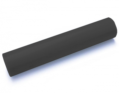 Black coated tube, L = 4000mm, 1mm wall thickness kopen