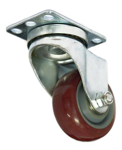 Swivel Wheel 76 mm, Plate Mounting kopen