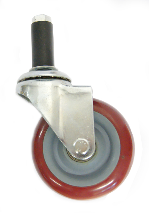 Swivel wheel 102 mm, insertion mounting for 28 mm Pipejoint tubes  kopen