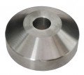 Stainless steel (stainless steel 304) foot base without anti-slip 