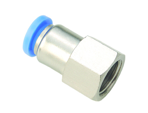 Push-in fittings internal thread