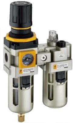 Pressure regulator with filter and lubrication 